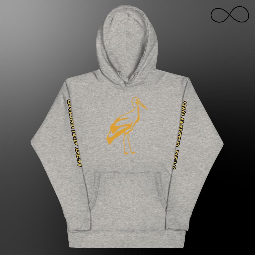 Letters Heron Hoodie