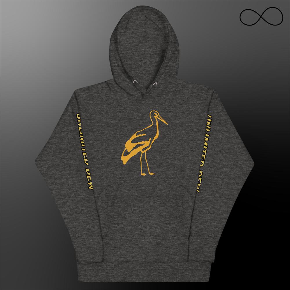 Letters Heron Hoodie